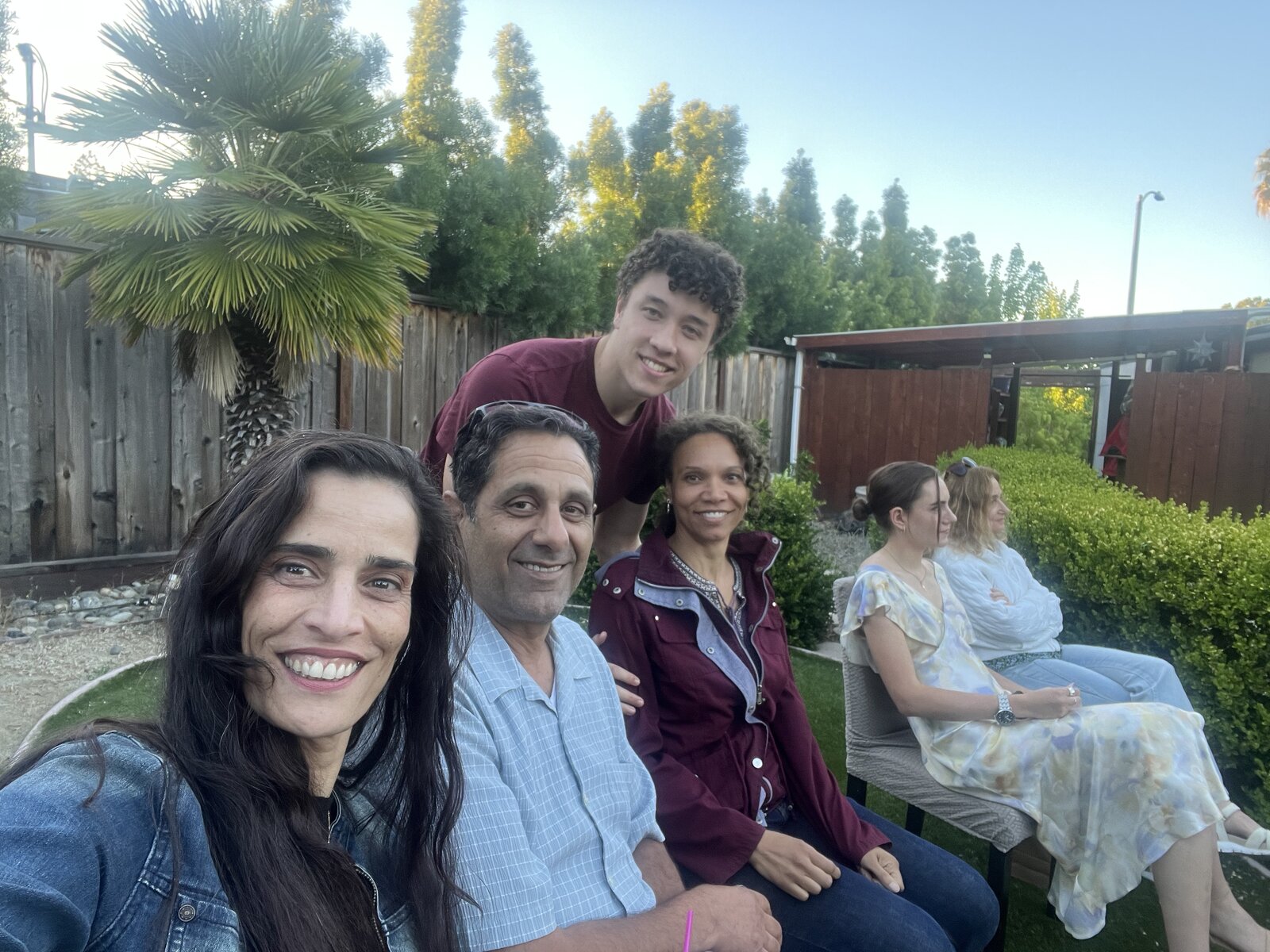 With family