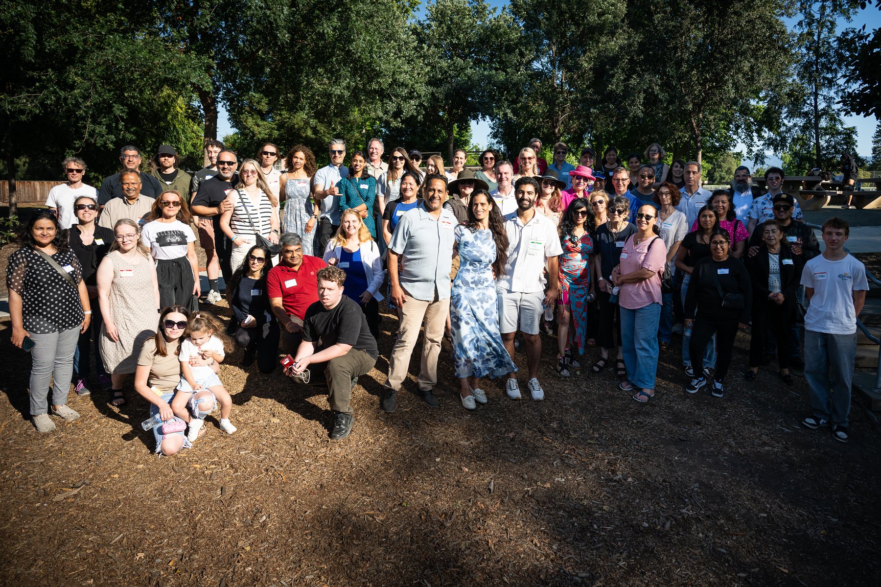 Supporters gathered at Ilanit's campaign kickoff event